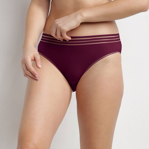 DIM OH MY DIM'S BIKINI - Fashionable panties with raised waist - purple Cijene