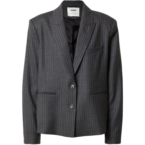 ABOUT YOU x Marie von Behrens Blazer &amp;#039;CARA&amp;#039; siva / grafit Slike