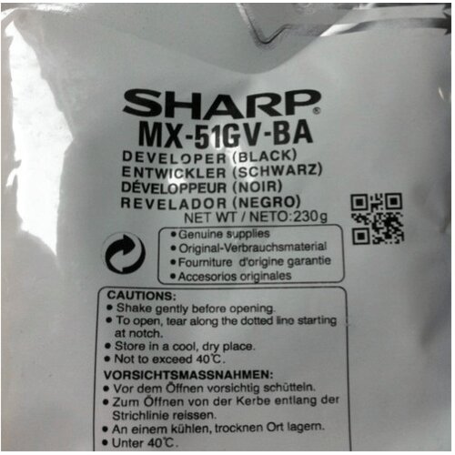 Sharp developer MX51GVBA (črna), original Slike