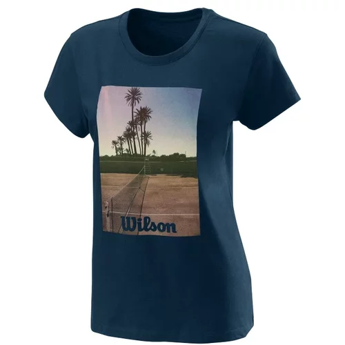 Wilson Dámské tričko Scenic Tech Tee Blue XS