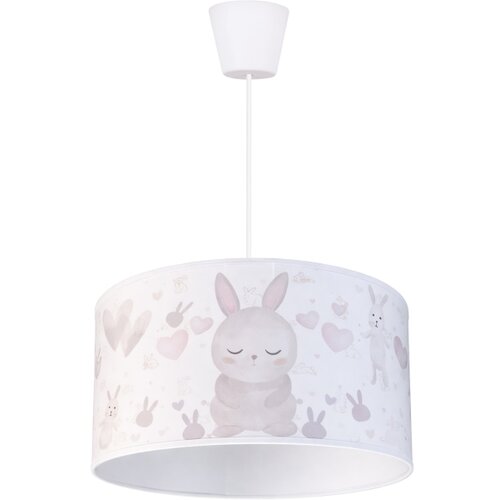  Brilagi - LED dečiji luster na sajli BOBO 1xE27/10W/230V prečnik 35 cm bela/zečići Slike