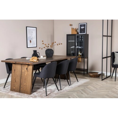 Venture Home pregradna stijena Leif (art. 15354) 210 &times; 90 cm, crna Cijene