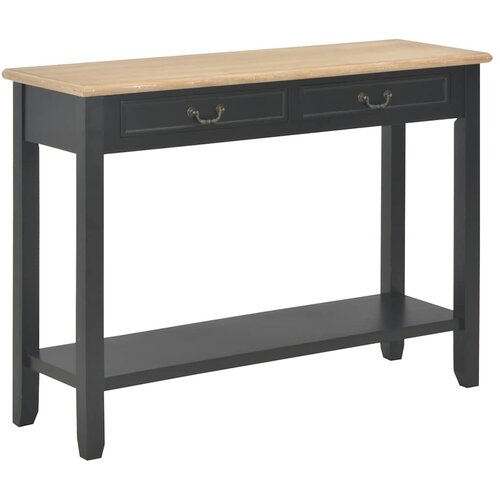  Konzolni stol crni 110 x 35 x 80 cm drveni Cene
