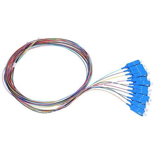 Extralink 12-COLOURS pigtails sc/upc G657A1 Cene
