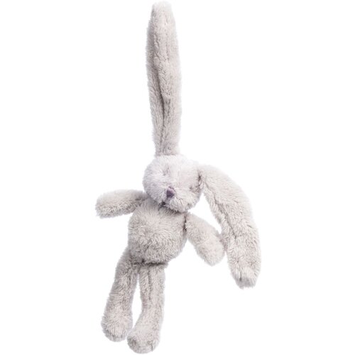 Artesavi pliš ropotulja zajček sivi, 25 cm Cene