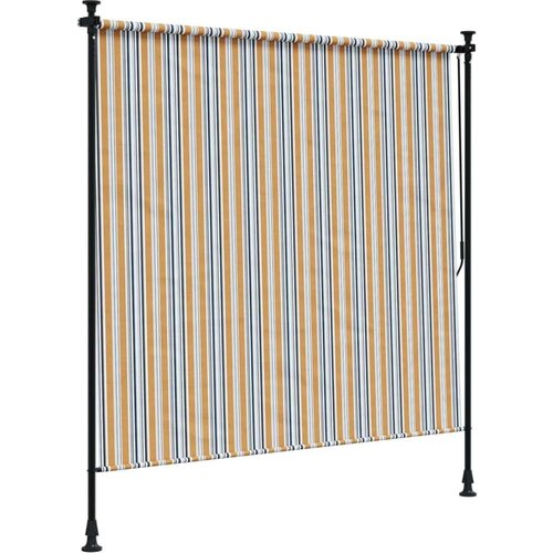  Vanjska roleta žuto-bijela 200 x 270 cm od tkanine i čelika Slike
