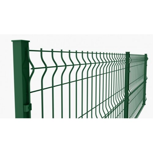 3D panelna ograda 5mm - pocinkovana i plastificirana - 2.5m x 1.23 - zelena ral 6005 Slike