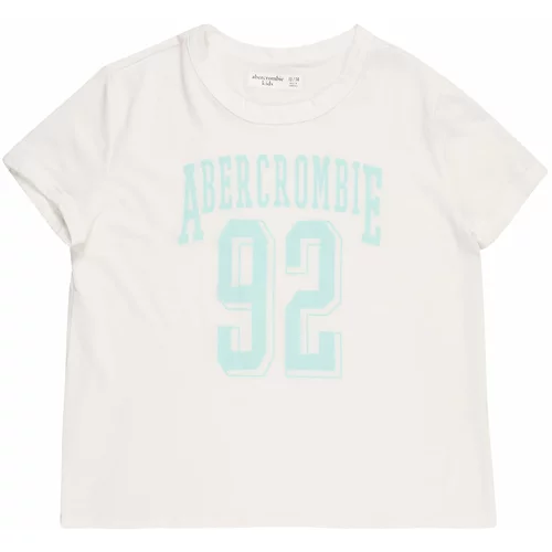 Abercrombie & Fitch Majica svetlo modra / bela