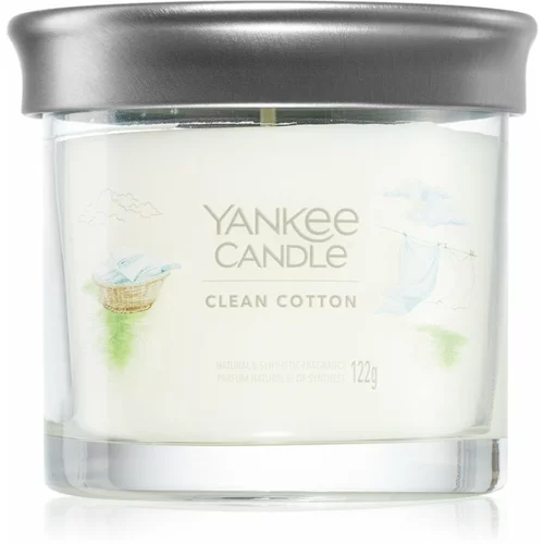 Yankee Candle Clean Cotton dišeča sveča Signature 122 g