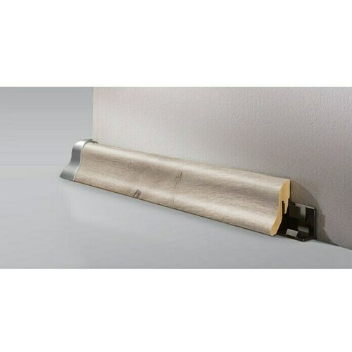 LOGOCLIC Podna kutna lajsna K40 hrast Granada (2,6 m x 22 mm x 40 mm, Vitičasti oblik) Cijene