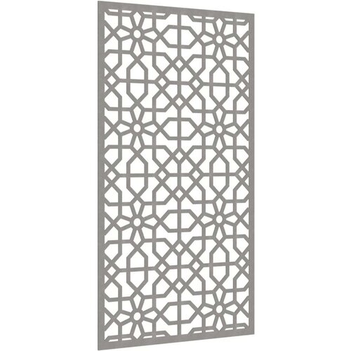VidaXL Vrtni zidni ukras 105 x 55 cm čelik COR-TEN s maurskim uzorkom Slike