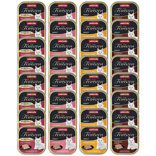Animonda Miješano pakiranje vom Feinsten Adult 32 x 100 g - Mesna raznolikost s peradi (4 vrste) Cijene