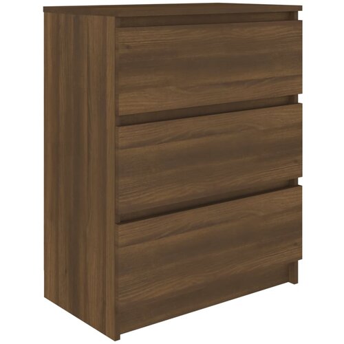 Maison Chic Komoda - Predalnik rjavi hrast 60x35x76 cm konstruiran les, (21716777) Cene