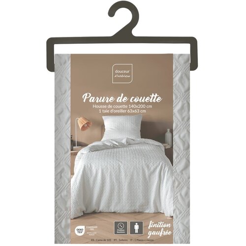 Douceur d int&amp;eacute;rieur Bela enojna posteljnina iz mikrovlaken 140x200 cm Litea &amp;ndash; Slike
