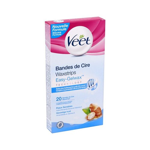 Veet Cold Wax Strips Face for Sensitive Skin 20 pcs Slike