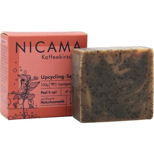 NICAMA Upcycling milo s piling učinkom - kavna če&scaron;nja - 100 g Cene