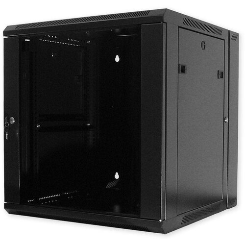 LAN-TEC ZH.6609.B - zid, nagibni, 9U, 600 x 600, staklo Slike