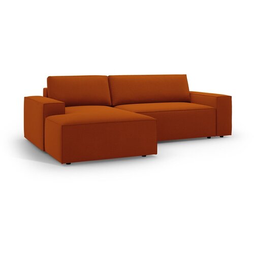 Micadoni Opečnato oranžna raztegljiva kotna sedežna garnitura (levi kot) Jodie &amp;ndash; Home Slike