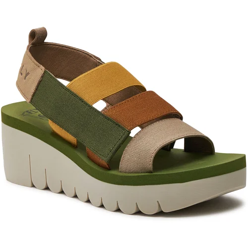 Fly London Sandali Yerefly P144847006 Cloud/Multicolor/Army Green