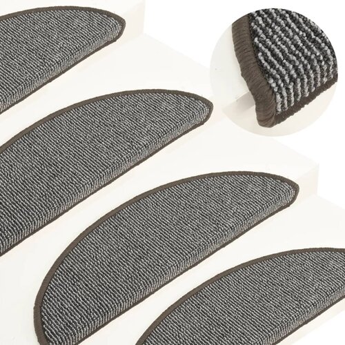 vidaXL Preproge za stopnice 15 kosov sive 56x17x3 cm Cene