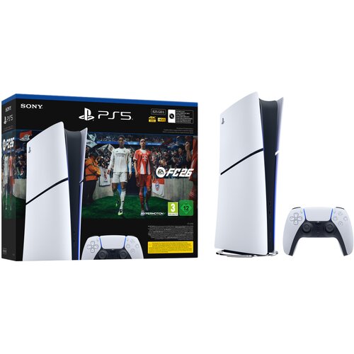 Sony PlayStation 5 Digital Edition 825GB EA SPORTS FC™ 26 paket PEGI 3 bez - pogona (model skupina Slim) Cijene