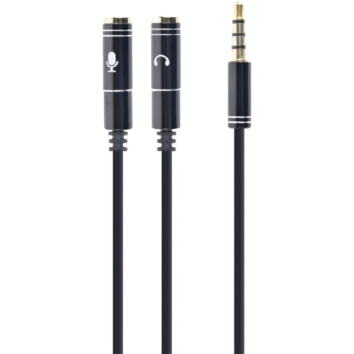 Gembird audio adapter za slu&scaron;alice 3,5mm 4pin to 2x 3,5 mm 3pin (mic/slu&scaron;alice), 20cm CCA-417M Cijene