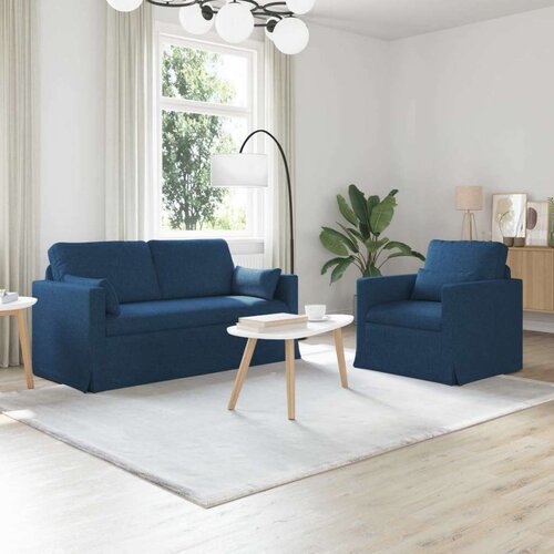 SOFA 2 pcs Plava Metal Cene