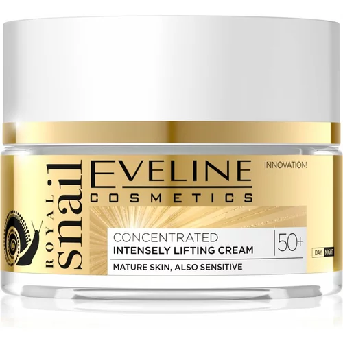 Eveline Cosmetics Royal Snail dnevna i noćna lifting krema 50+ 50 ml