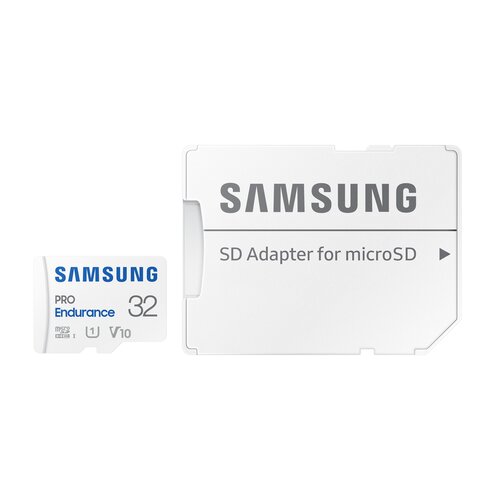Samsung spominska kartica PRO Endurance, micro SDHC, 32GB, U1, V10, UHS-I, z SD adapterjem Slike