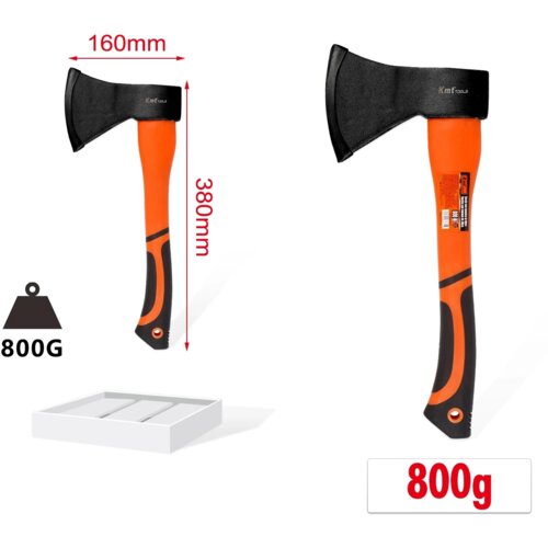 KMT Sekira sa dr&scaron;kom od vlakana, 800g Cene