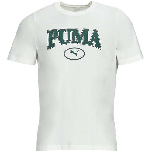 Puma Majice s kratkimi rokavi SQUAD TEE Bela Slike