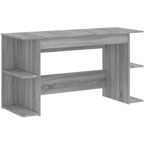 Maison Chic Pisalna miza - Računalniška miza siva sonoma 140x50x75 cm inženirski les, (21785536) Cene