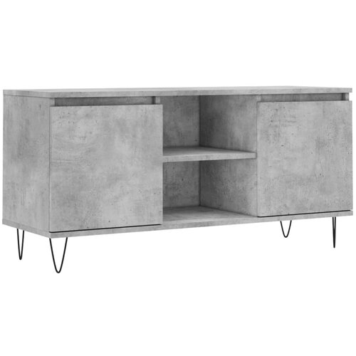 Maison Chic TV omarica - TV stojalo - Televizijska omarica betonsko siva 104x35x50 cm inženirski les, (21701857) Cene