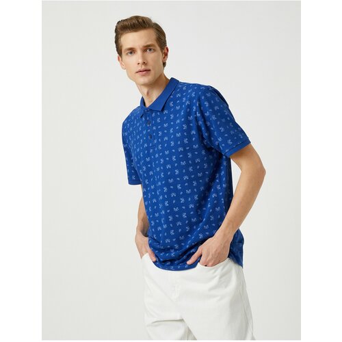 Koton Polo T-shirt - Navy blue - Regular fit Cene