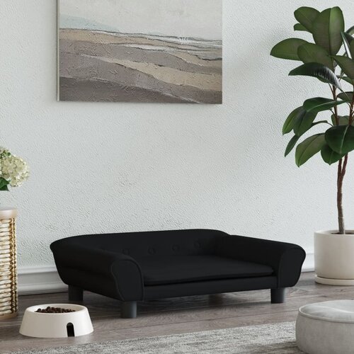 vidaXL Krevet za pse crni 70 x 48 x 22 cm baršunasti Cijene