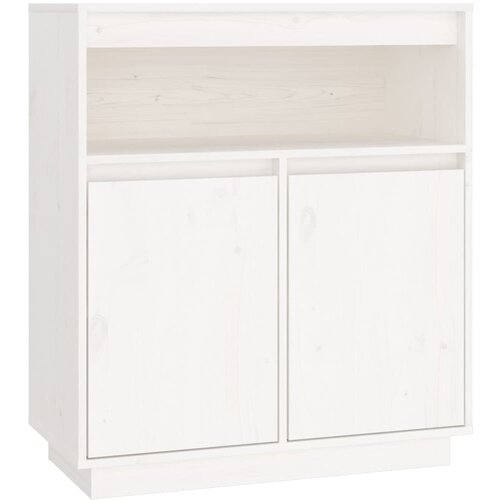 Maison Chic Komoda - Predalnik bela 70x34x80 cm trdna borovina, (21716186) Cene