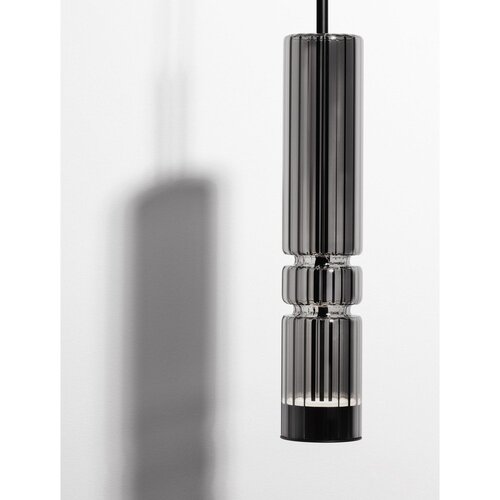 Nova Luce Siva staklena LED viseća svjetiljka &amp;oslash; 8 cm Bento &amp;ndash; Slike