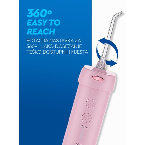 SimpleFloss Slider Pink bežični oralni tu&amp;scaron; - rozi Slike