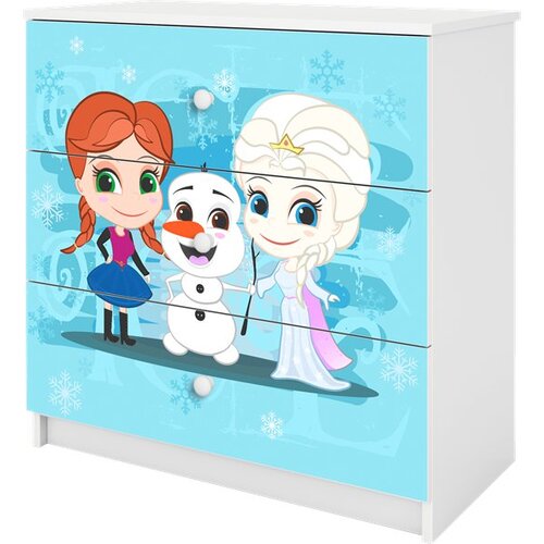 HAPPYKIDS Komoda Dreamy Frozen Bijela Cijene