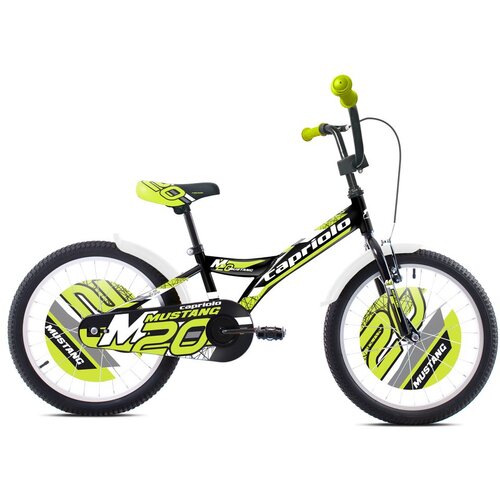 Capriolo bicikl BMX 20&amp;quot;HT MUSTANG black--lime Slike