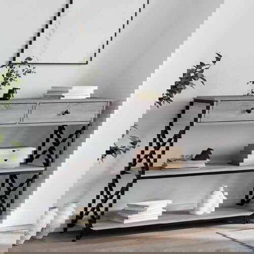 vidaXL Konzolni stol boja hrasta sonome 100x28x75 cm konstruirano drvo Cene