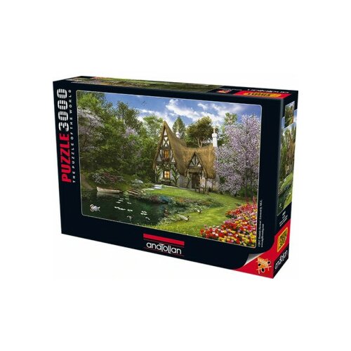 Anatolian puzzla 3000 delova - spring lake cottage Slike