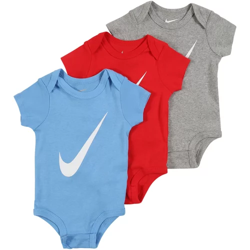 Nike Sportswear Pajac/bodi modra / pegasto siva / rdeča / bela