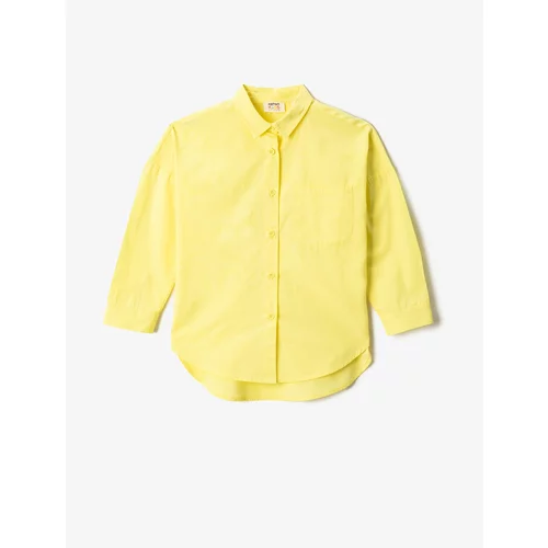Koton Shirt - Yellow - Oversize