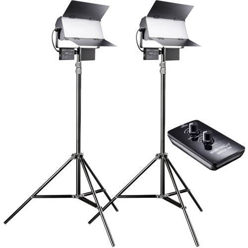 Walimex Pro Sirius 160 LED 65W Daylight 2-Pack with Tripods Cijene