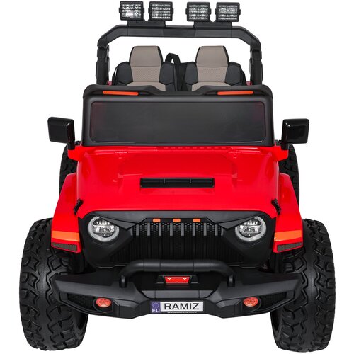  Auto na akumulator Extreme Sport 4x4 s podesivom dužinom vozila - dvosjed - crveni Slike