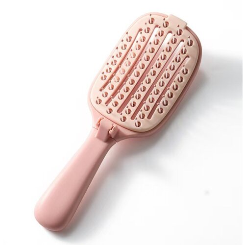 INF Zložljiv Prenosni Masažni Styling Glavnik za Visoko Spu&scaron;čene Lase Pink, (5000093491) Cene