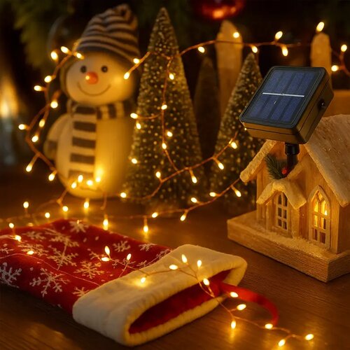  ukrasne solarne lampice žute Cene
