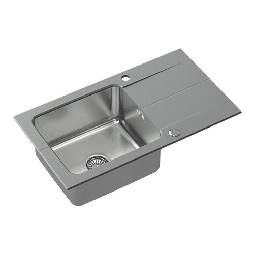 Quadron sudoper EDWARD 111 beton siva/čelik Cijene