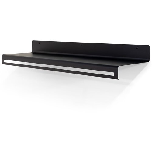 Spinder Design Črn kovinski stenski obešalnik s polico Sway – Cene